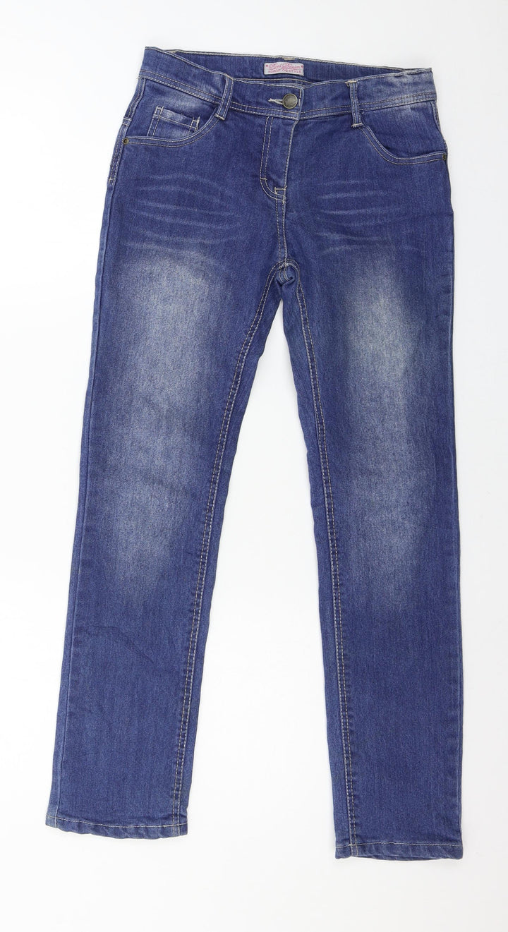 REAL DENIM Girls Blue Denim Skinny Jeans Size 12 Years