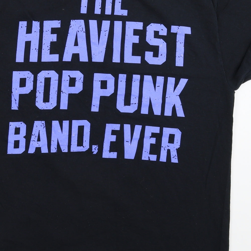 Gildan Mens Black    T-Shirt Size M