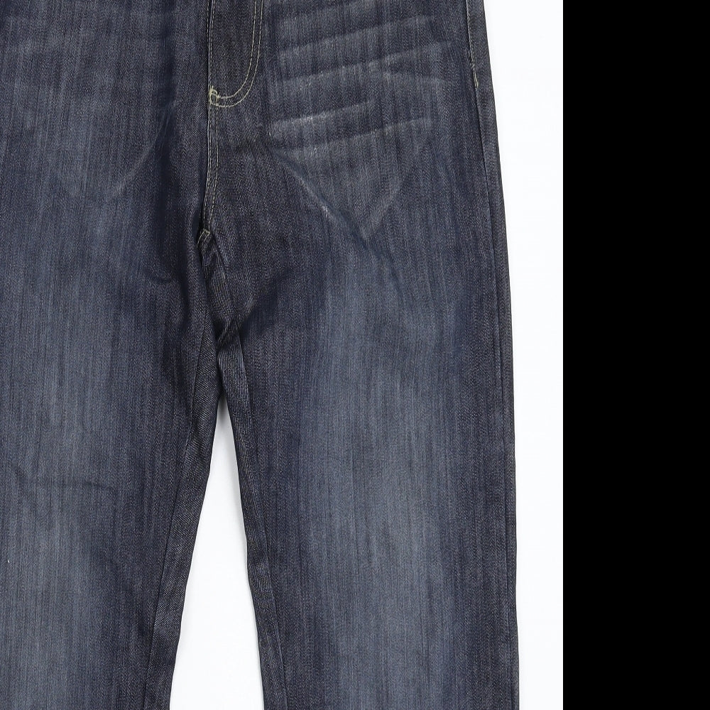 George Mens Blue  Denim Straight Jeans Size 34 L31 in