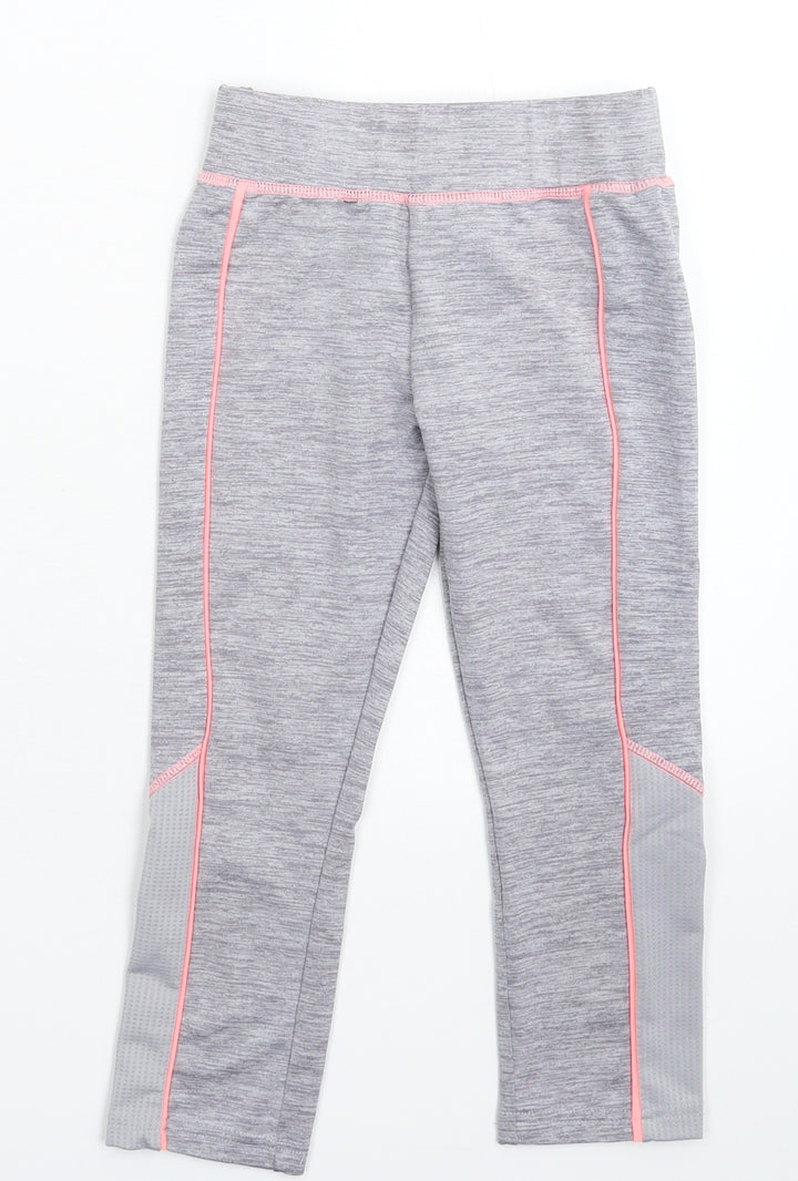 TU Girls Grey   Jegging Trousers Size 8 Years - Legging