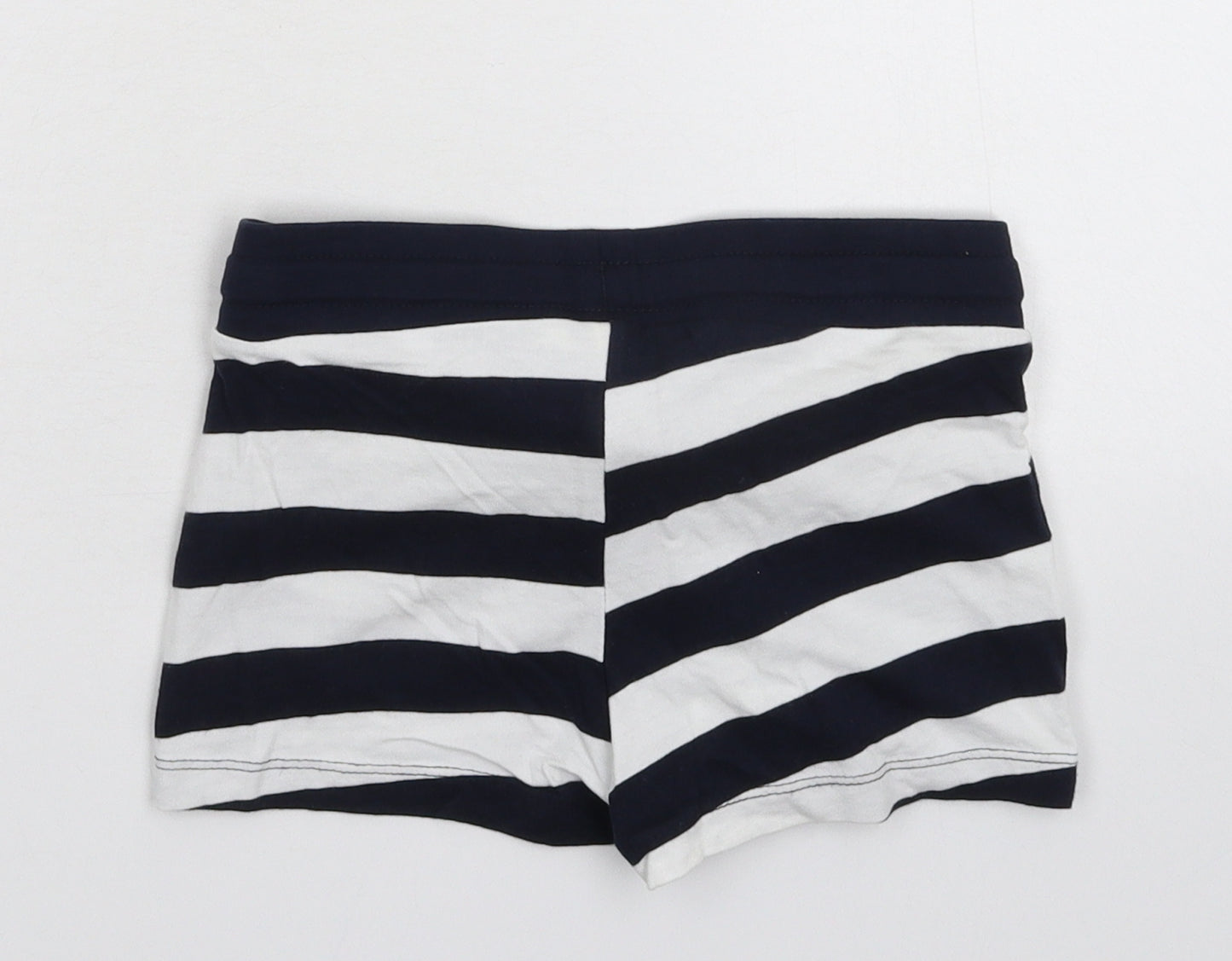 H&M Girls Multicoloured Striped  Sweat Shorts Size 9-10 Years