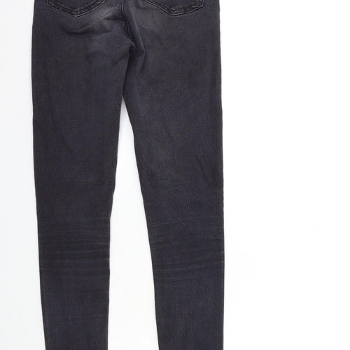 Topshop Womens Black  Denim Skinny Jeans Size 26 in L34 in