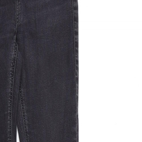 Topshop Womens Black  Denim Skinny Jeans Size 26 in L34 in