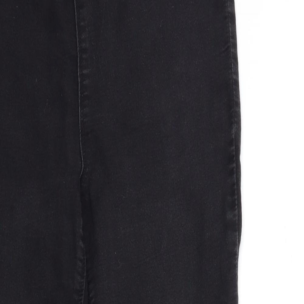 Matalan Womens Black  Denim Jegging Jeans Size 12 L28 in