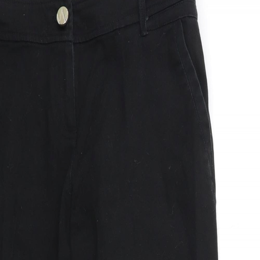 Wallis Womens Black  Denim Skinny Jeans Size 12 L22 in