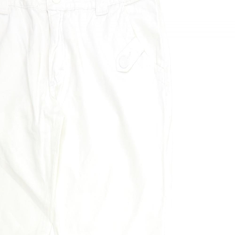 AK CASUAL Womens White   Trousers  Size 18 L28 in