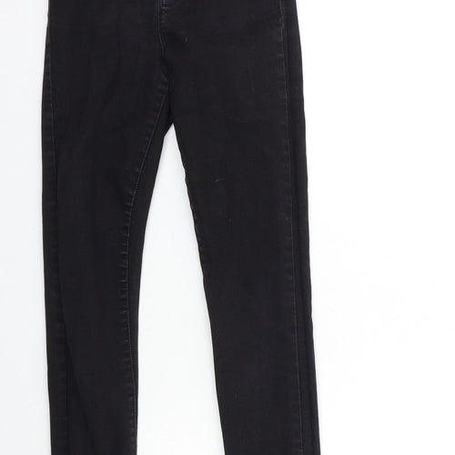 Denim & Co. Womens Black  Denim Skinny Jeans Size 8 L29 in