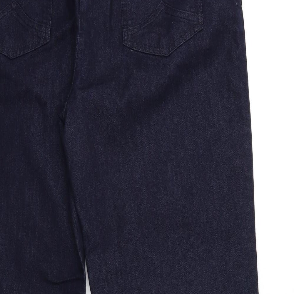 Wallis Womens Blue  Denim Wide-Leg Jeans Size 18 L33 in