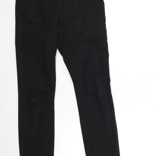 Preworn Womens Black  Denim Skinny Jeans Size 28 in L30 in