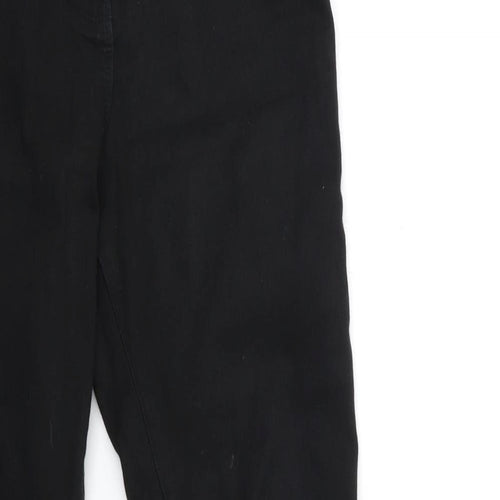 Preworn Womens Black  Denim Skinny Jeans Size 28 in L30 in