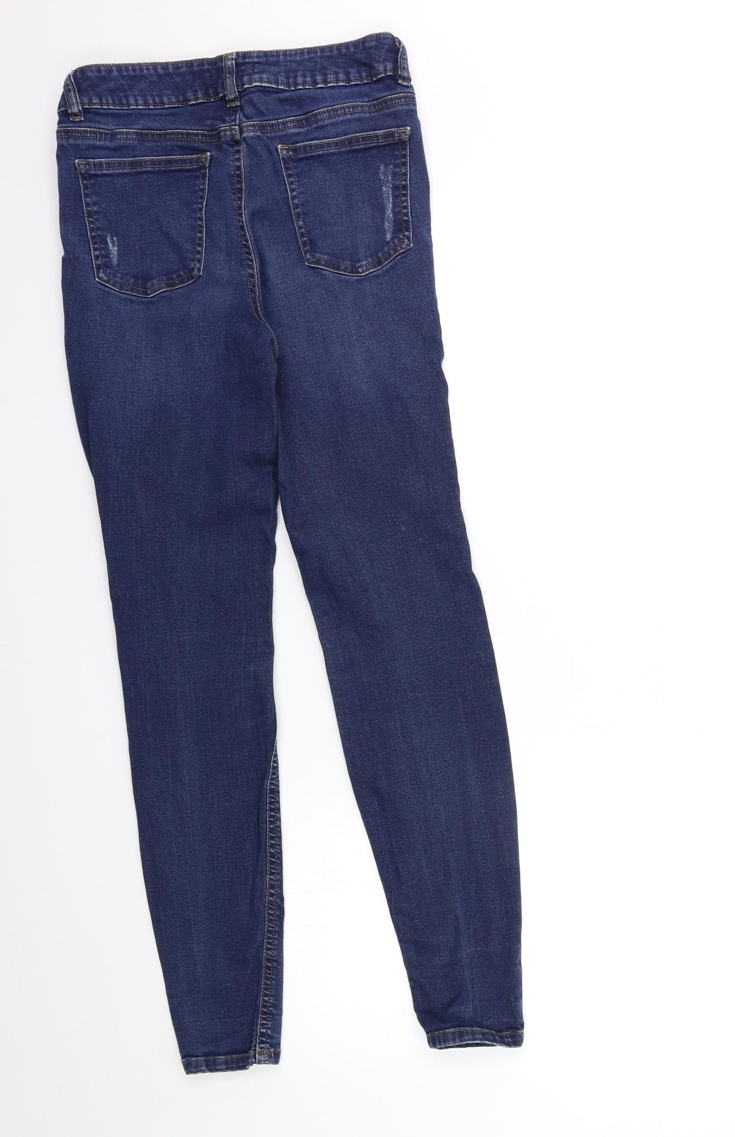 TU Womens Blue  Denim Skinny Jeans Size 12 L29 in