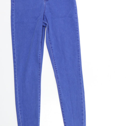 Denim & Co. Womens Blue  Denim Skinny Jeans Size 14 L29 in