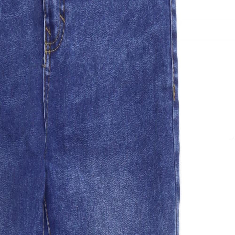 Pull&Bear Womens Blue  Denim Skinny Jeans Size 8 L25 in