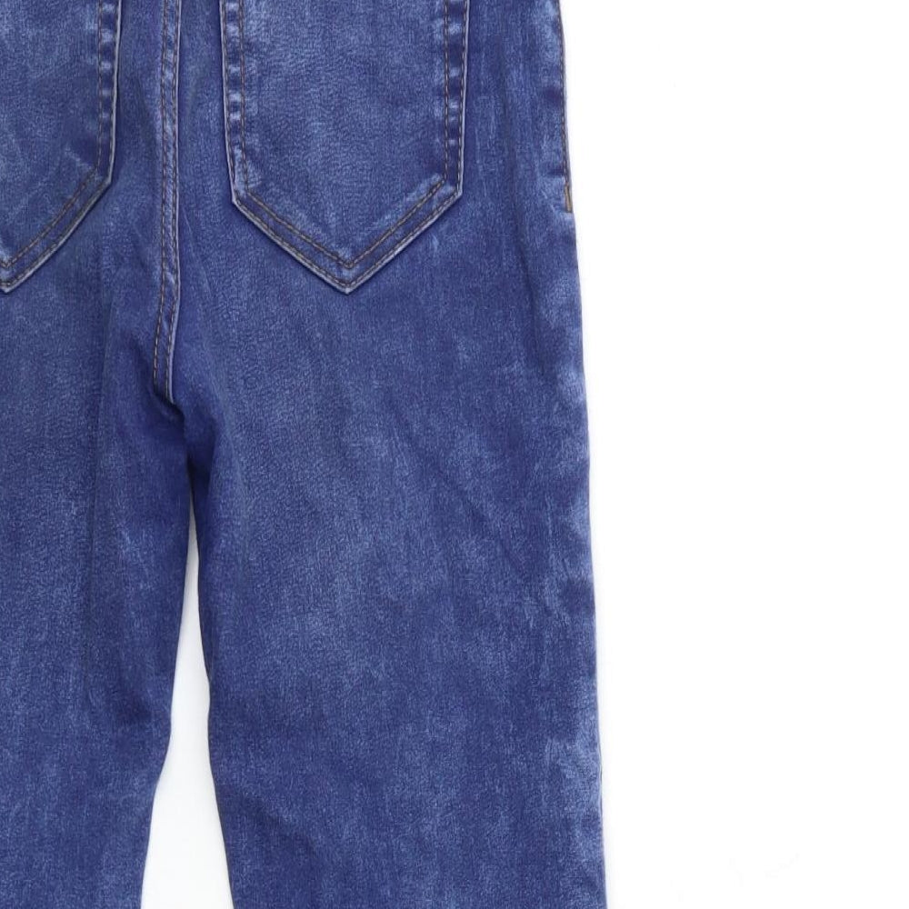 Pull&Bear Womens Blue  Denim Skinny Jeans Size 8 L25 in