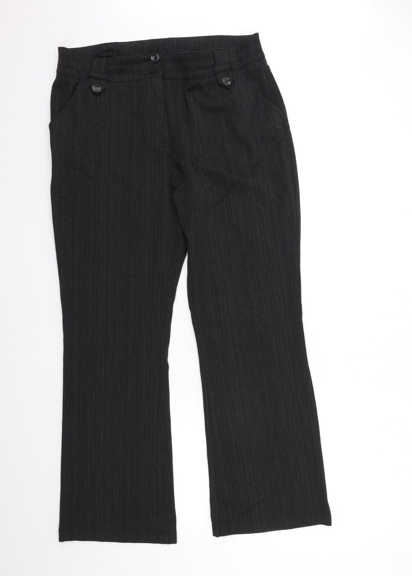 Per Una Womens Black   Trousers  Size 16 L30 in