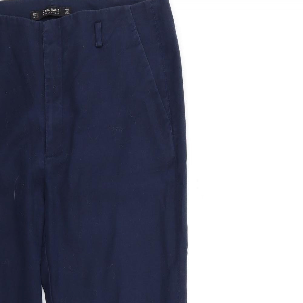 Zara Womens Blue   Trousers  Size 12 L26 in