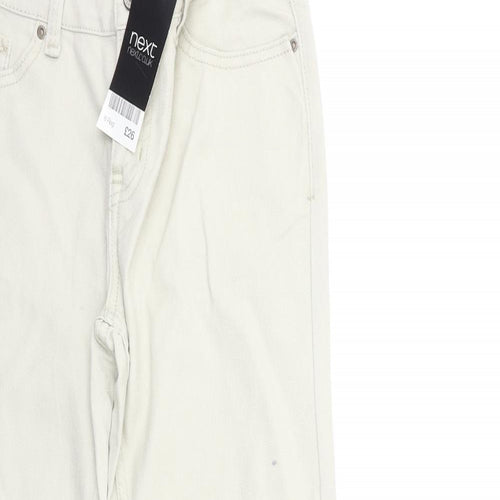 NEXT Womens Beige  Denim Skinny Jeans Size 8 L28 in