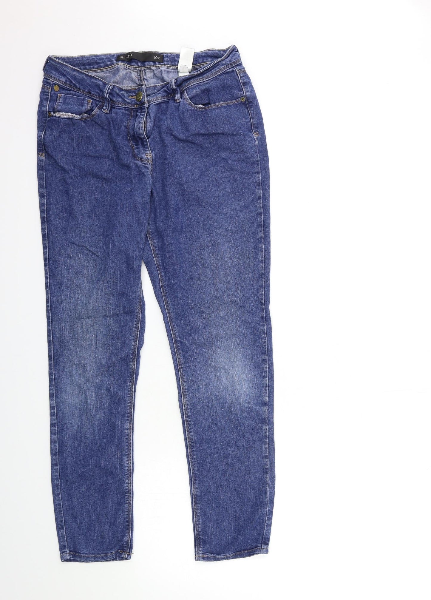 NEXT Womens Blue  Denim Skinny Jeans Size 10 L29 in