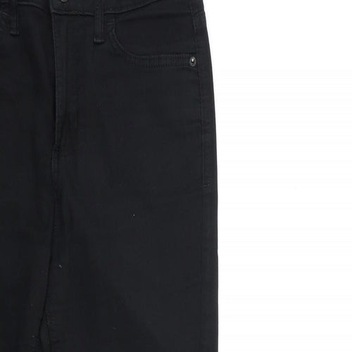 Marks and Spencer Womens Black  Denim Skinny Jeans Size 10 L28 in