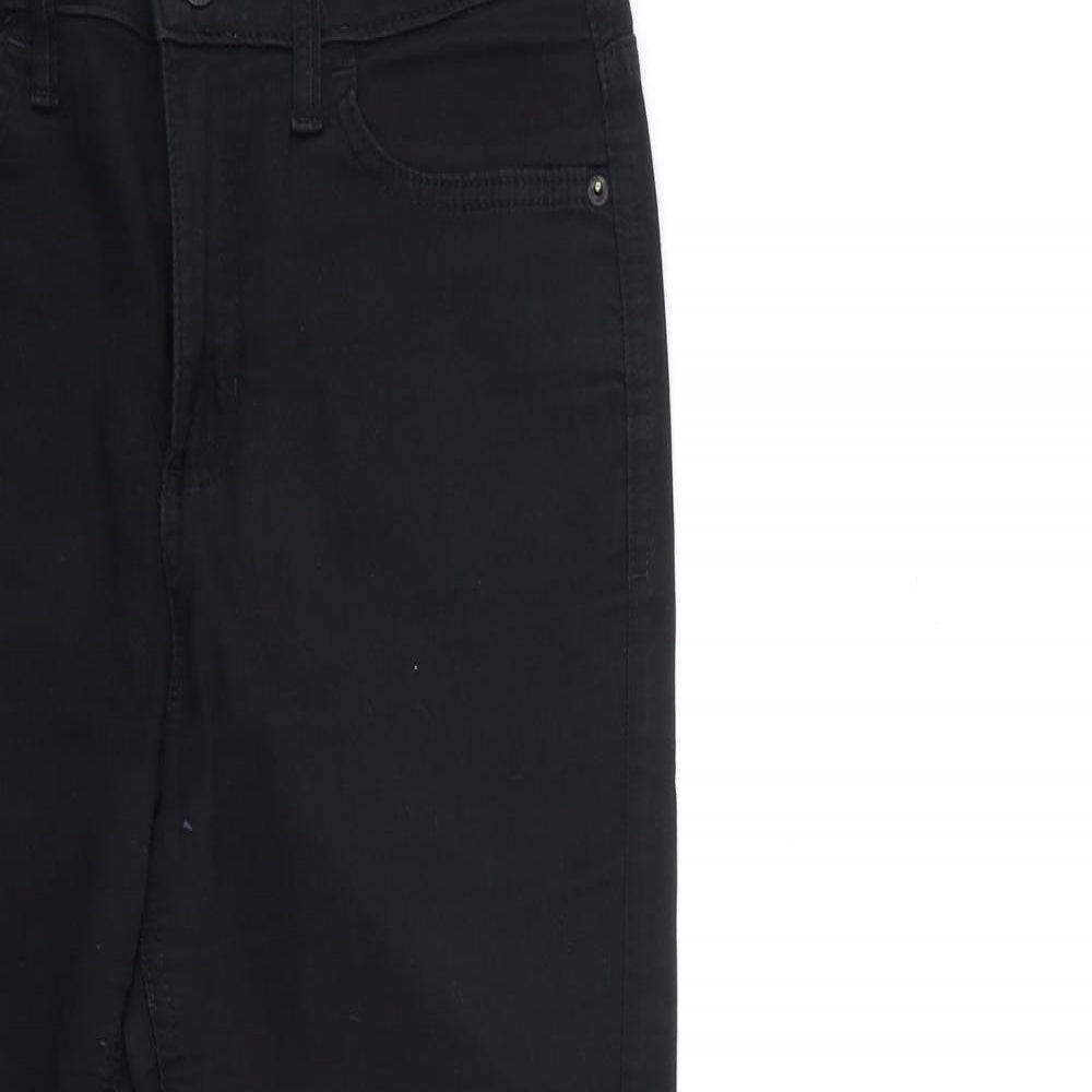 Marks and Spencer Womens Black  Denim Skinny Jeans Size 10 L28 in