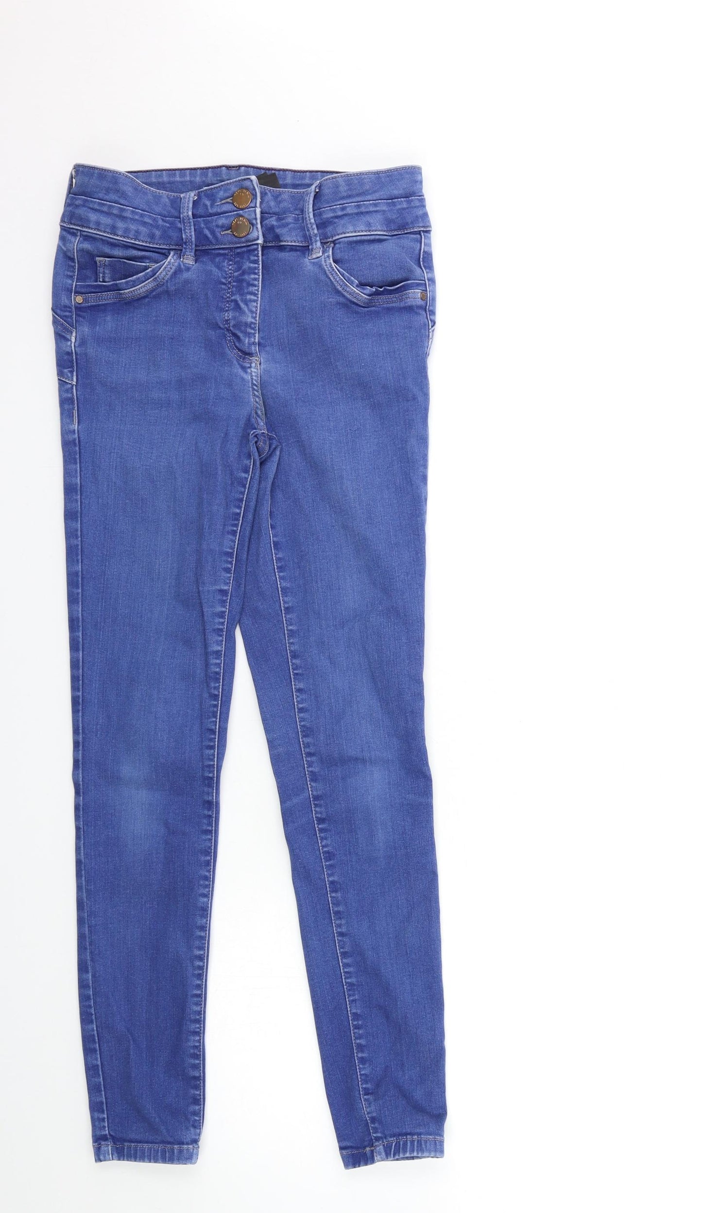 NEXT Womens Blue  Denim Skinny Jeans Size 10 L28 in