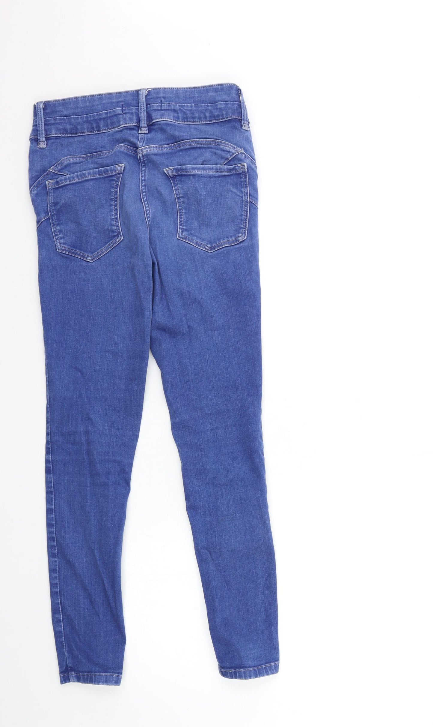 NEXT Womens Blue  Denim Skinny Jeans Size 10 L28 in