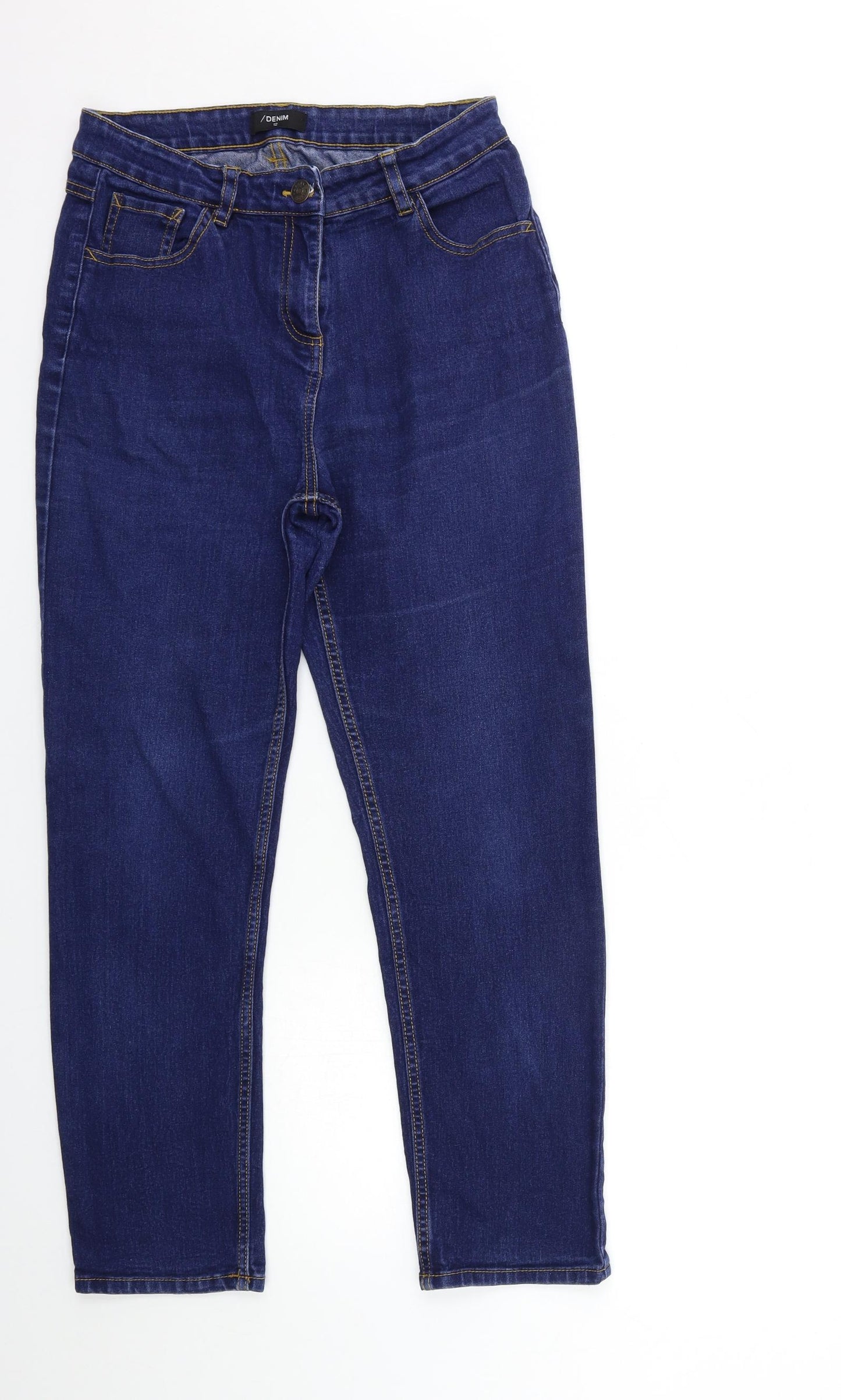 Matalan Womens Blue  Denim Skinny Jeans Size 12 L26 in