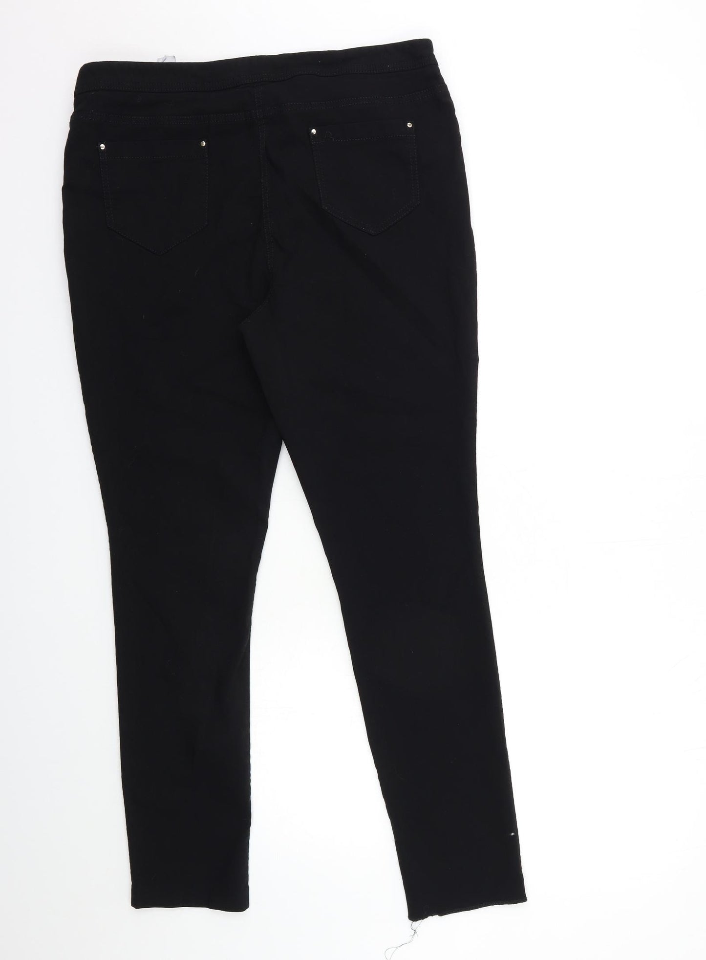 F&F Womens Black   Trousers  Size 18 L30 in