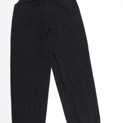 Preworn Womens Black  Denim Straight Jeans Size 26 in L29 in - open hip