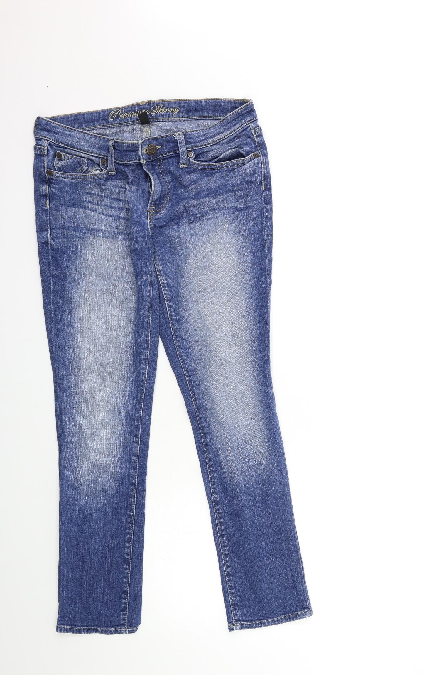 Gap Womens Blue  Denim Skinny Jeans Size 28 in L28 in