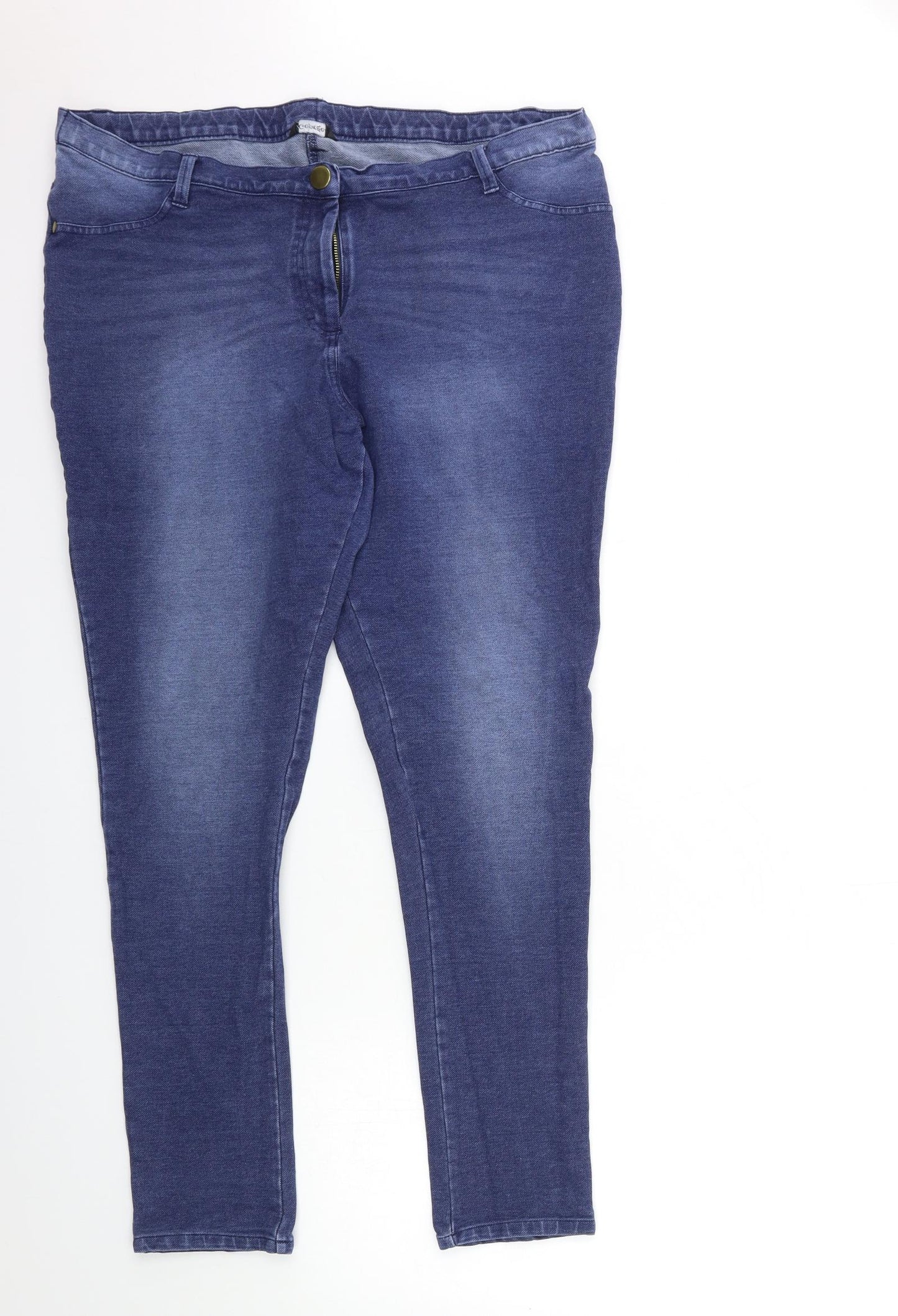 George Womens Blue  Denim Skinny Jeans Size 20 L29 in