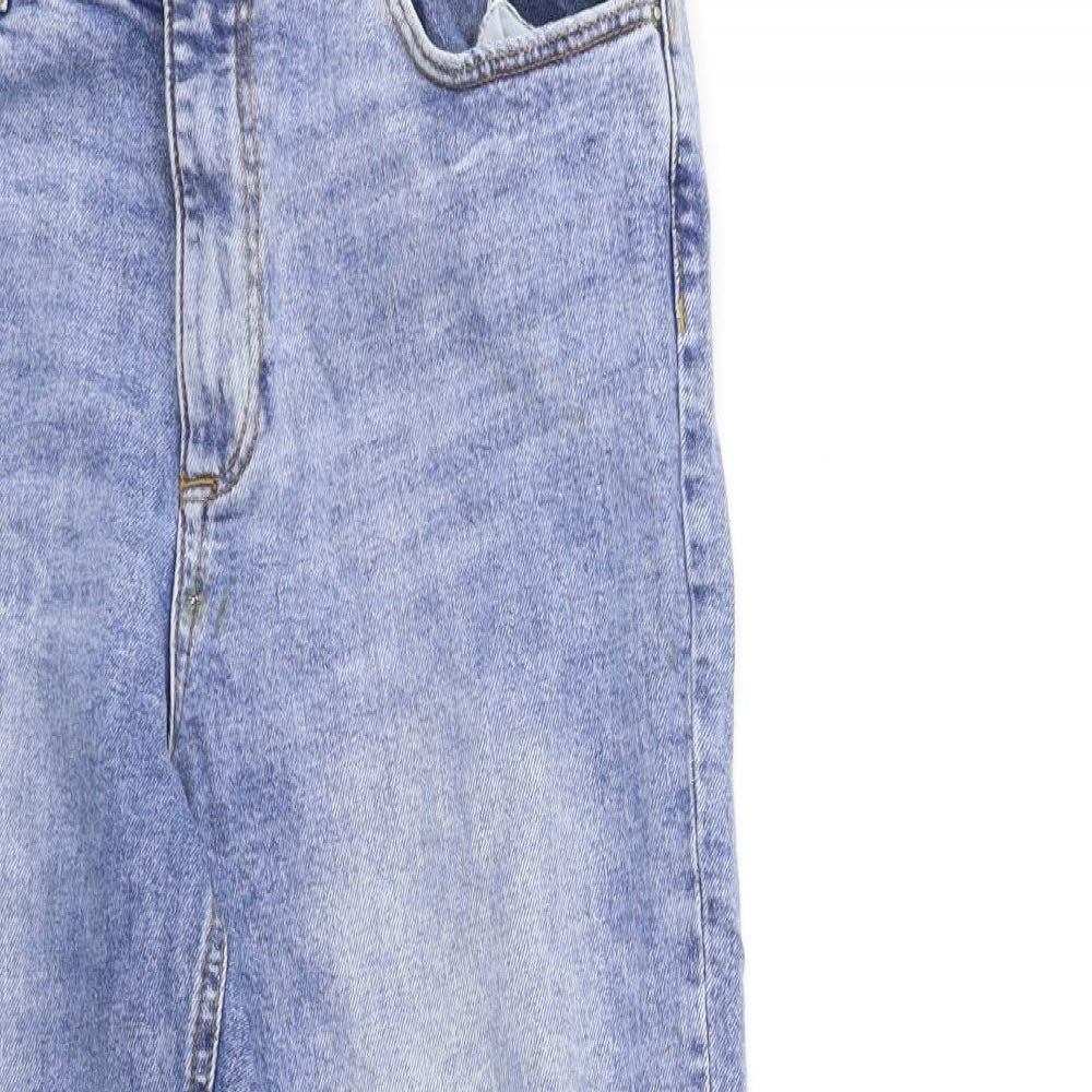 Dorothy Perkins Womens Blue  Denim Mom Jeans Size 14 L27 in