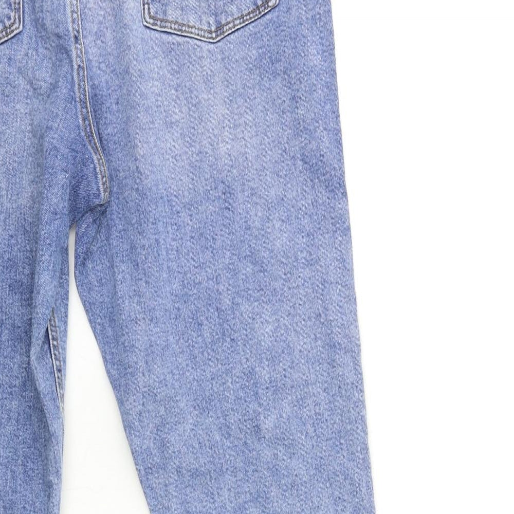 Dorothy Perkins Womens Blue  Denim Mom Jeans Size 14 L27 in