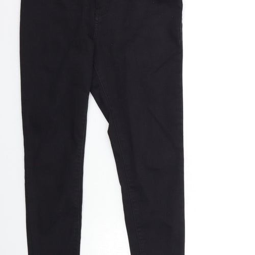 Denim & Co. Womens Black  Denim Skinny Jeans Size 14 L27 in
