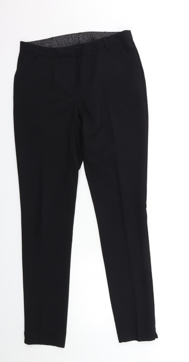 New Look Womens Black Trousers Size 8 L30 in