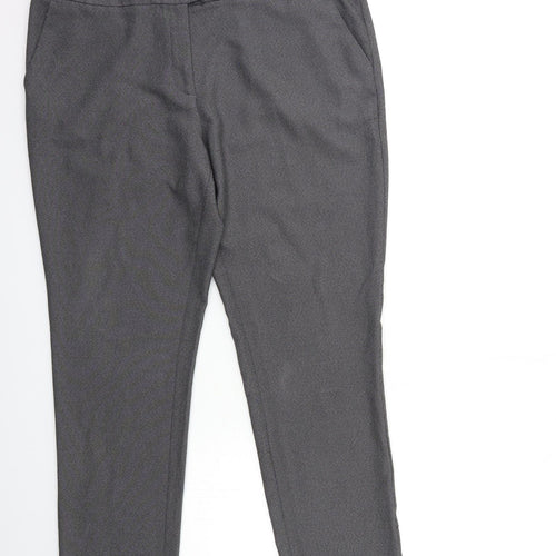 Papaya Womens Grey   Trousers  Size 16 L31 in