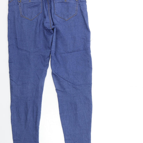 Denim & Co. Womens Blue  Denim Jegging Jeans Size 10 L29 in