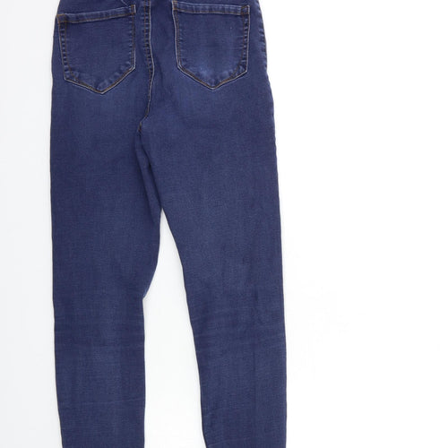 Denim & Co. Womens Blue  Denim Skinny Jeans Size 8 L25 in