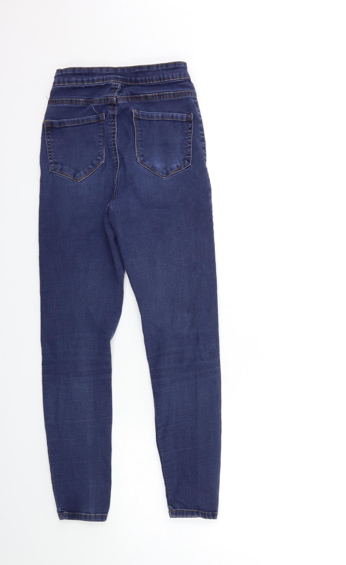 Denim & Co. Womens Blue  Denim Skinny Jeans Size 8 L25 in