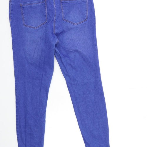Matalan Womens Blue  Denim Skinny Jeans Size 12 L27 in