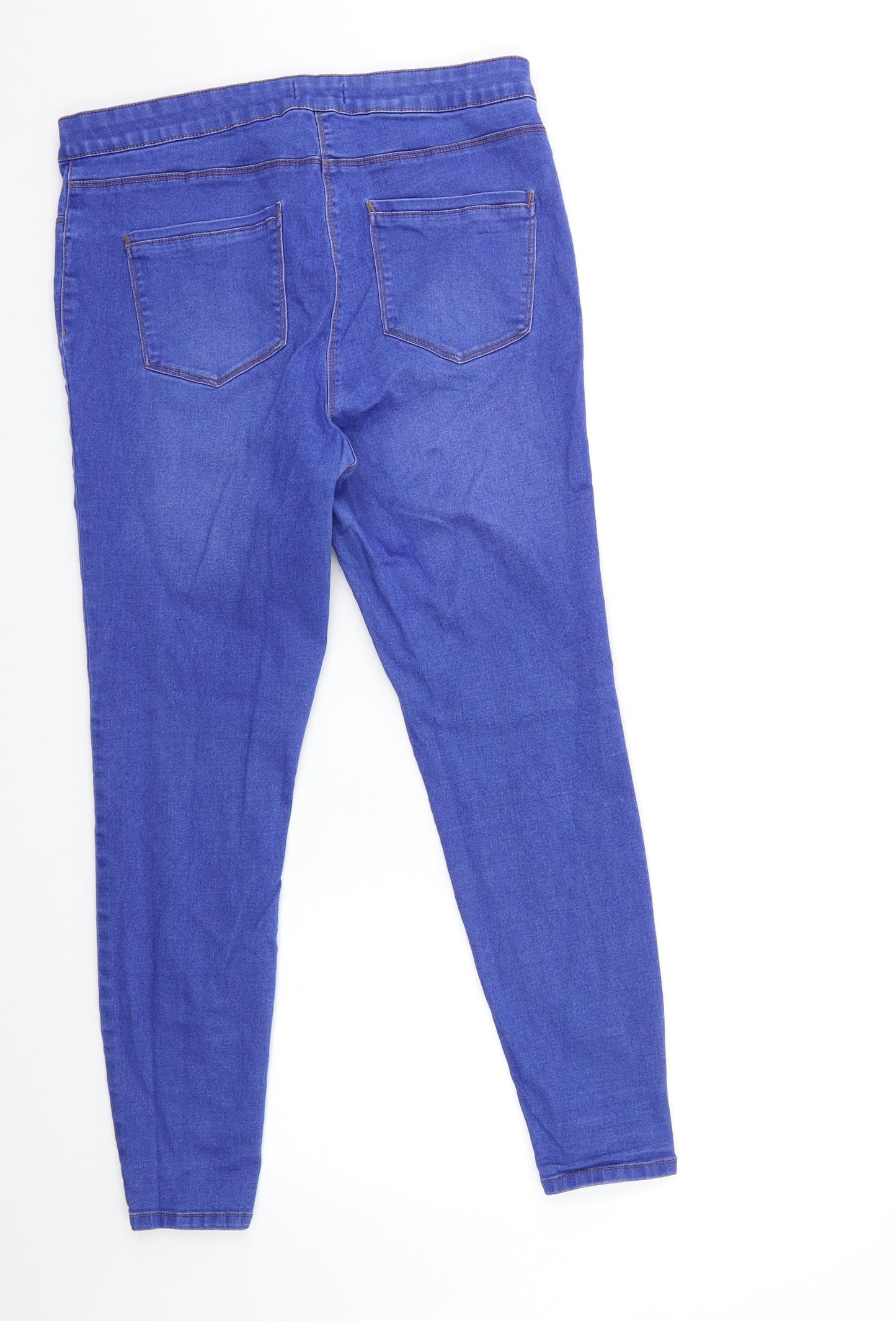 Matalan Womens Blue  Denim Skinny Jeans Size 12 L27 in