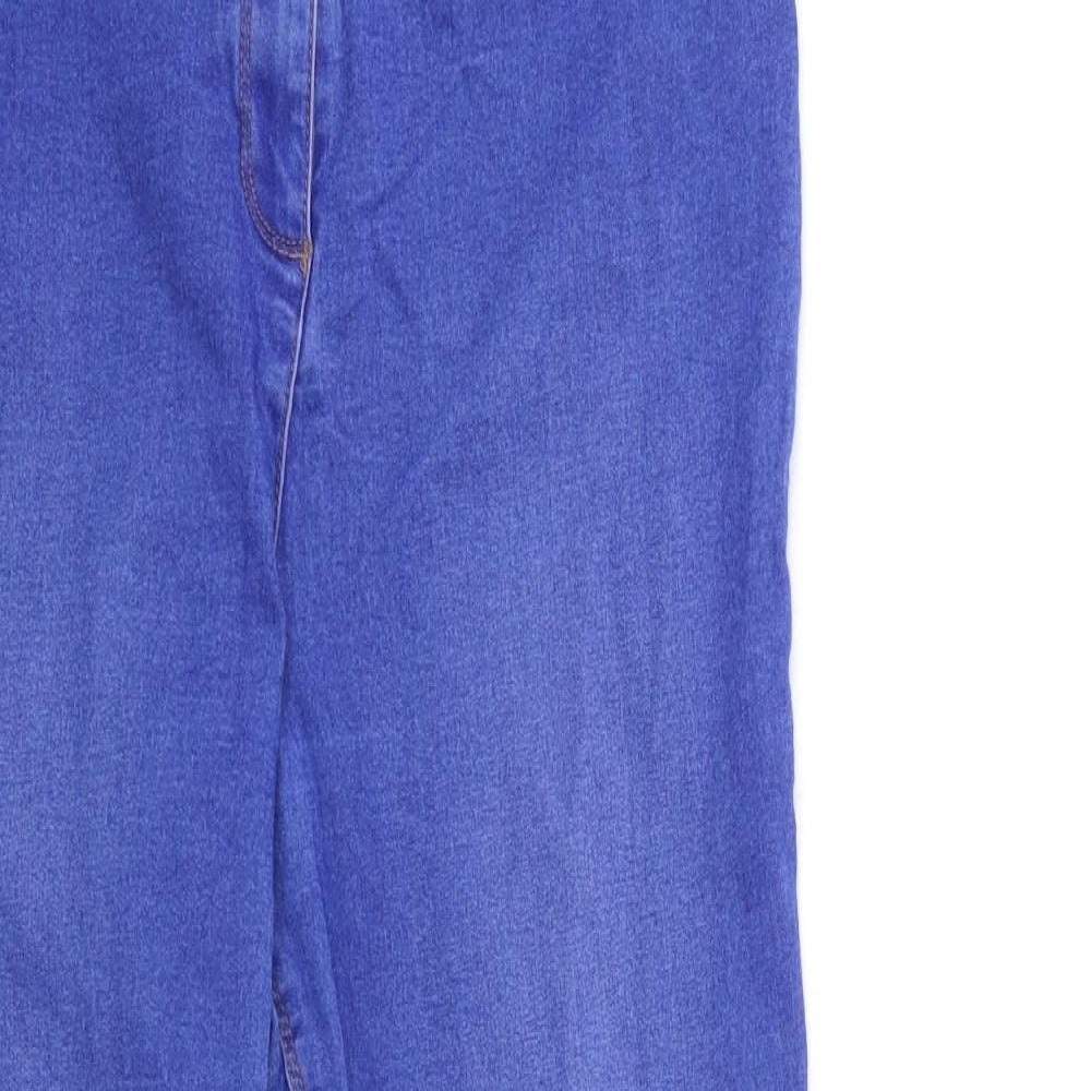 Matalan Womens Blue  Denim Skinny Jeans Size 12 L27 in