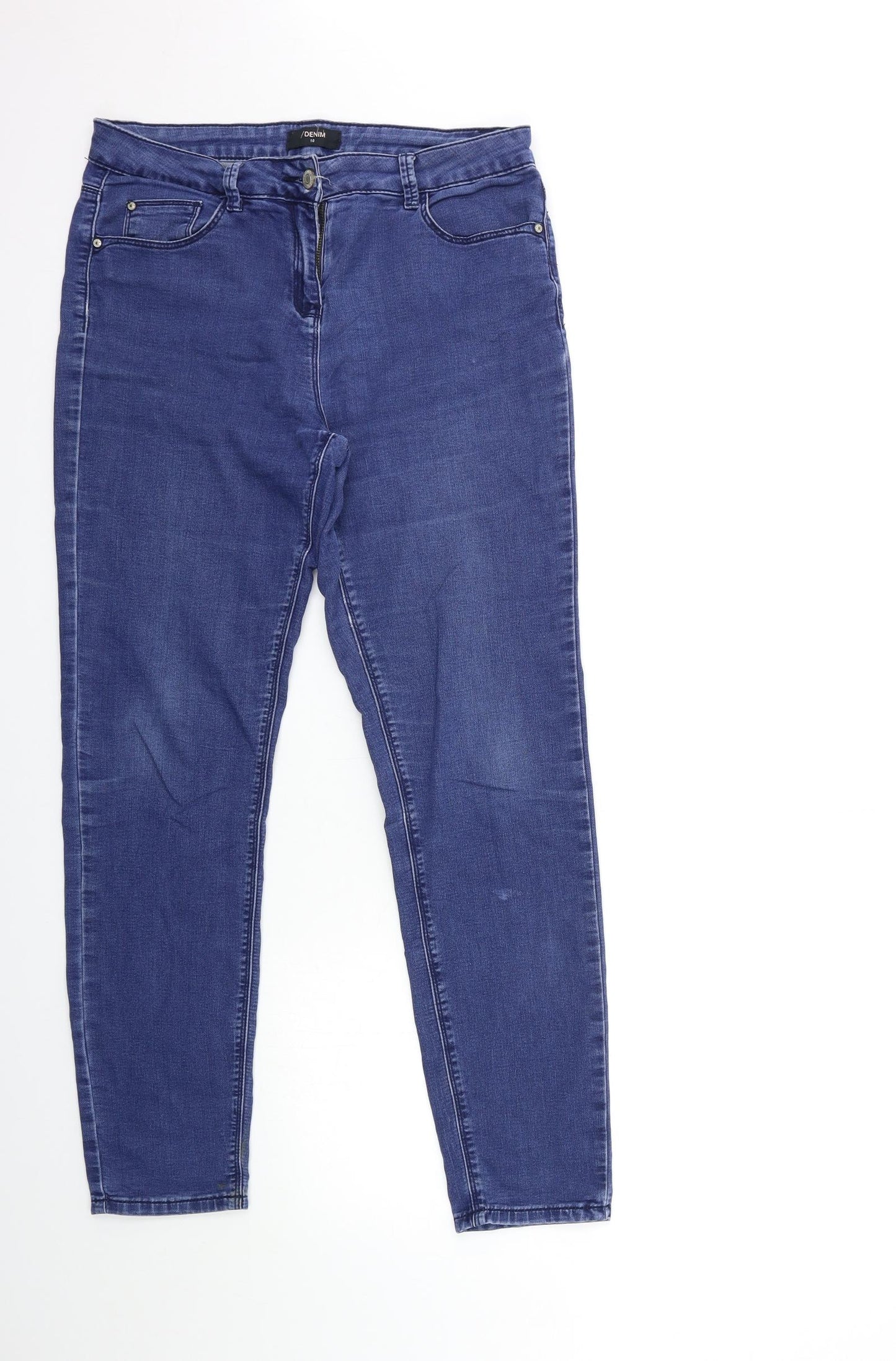 Matalan Womens Blue  Denim Skinny Jeans Size 12 L28 in
