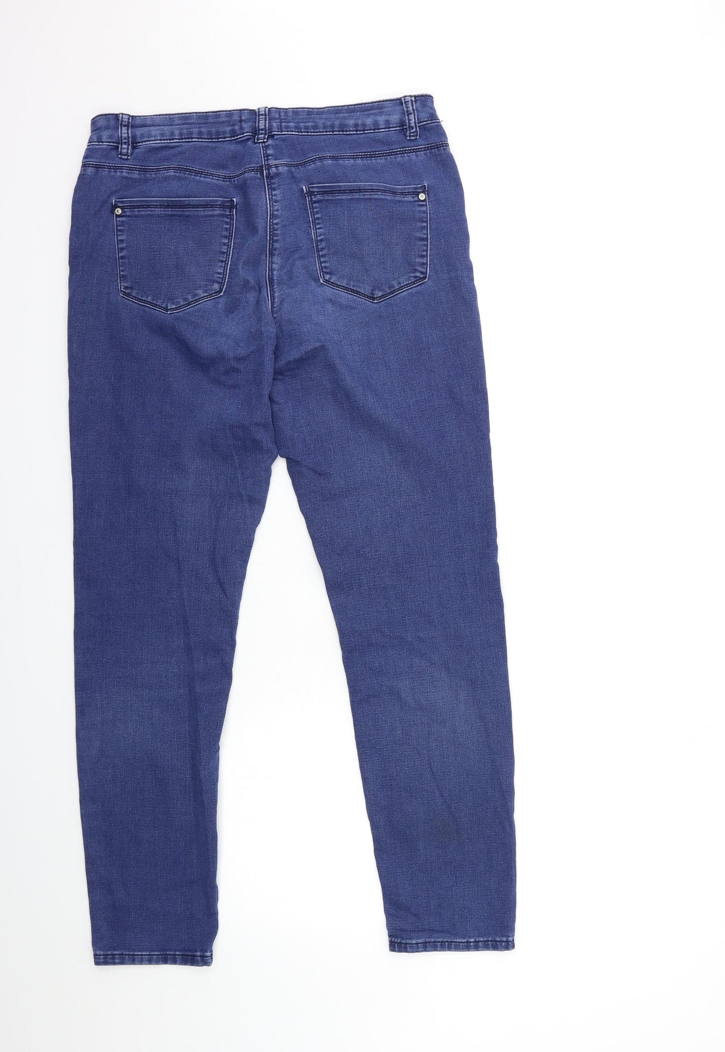 Matalan Womens Blue  Denim Skinny Jeans Size 12 L28 in