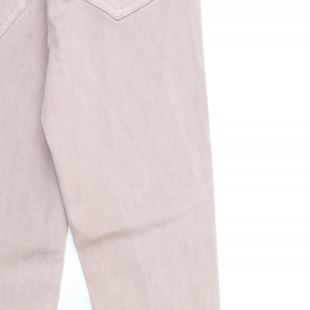 NEXT Womens Pink  Denim Skinny Jeans Size 12 L30 in