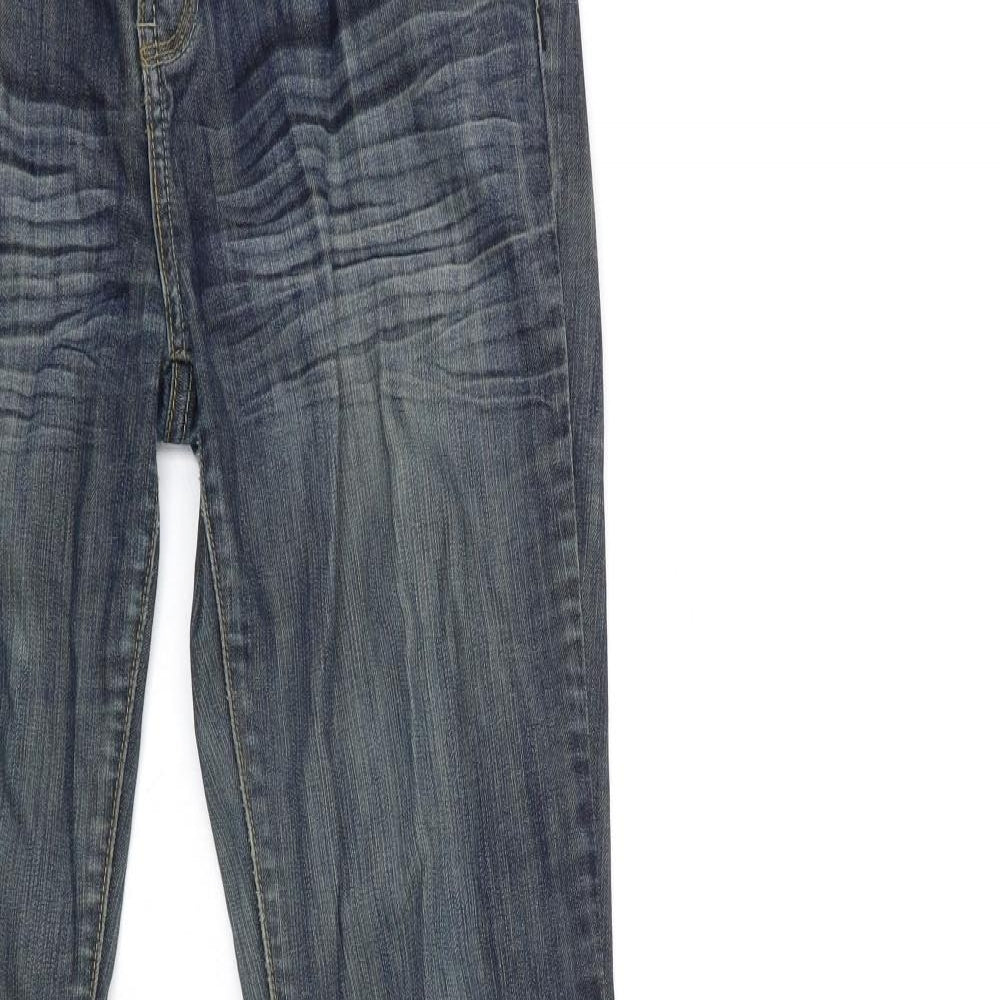 Yesyes Womens Blue  Denim Bootcut Jeans Size 12 L35 in