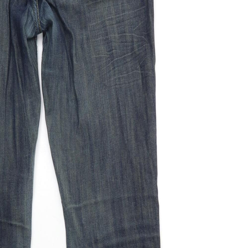 Yesyes Womens Blue  Denim Bootcut Jeans Size 12 L35 in