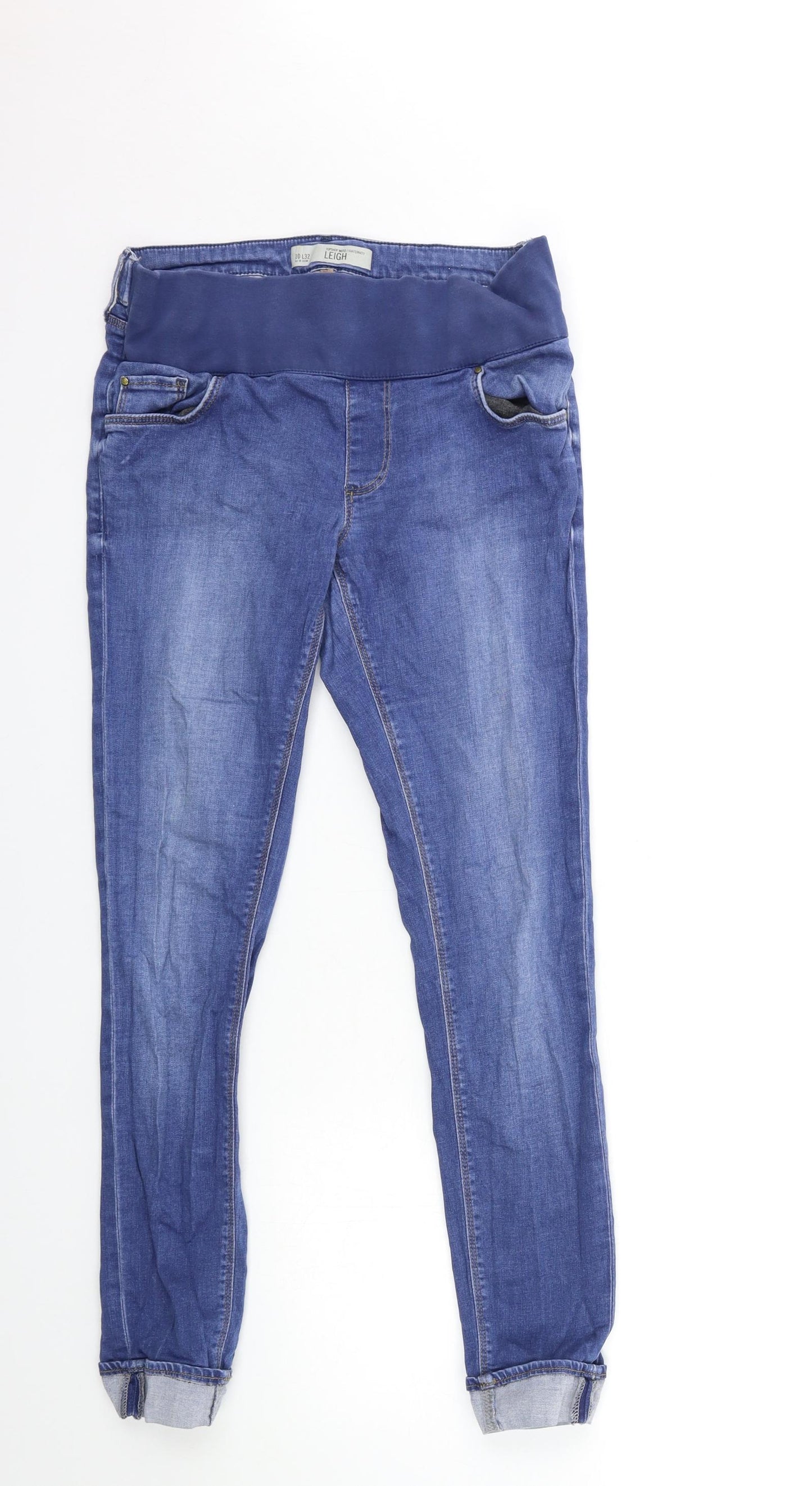 Topshop Womens Blue  Denim Jegging Jeans Size 10 L27 in