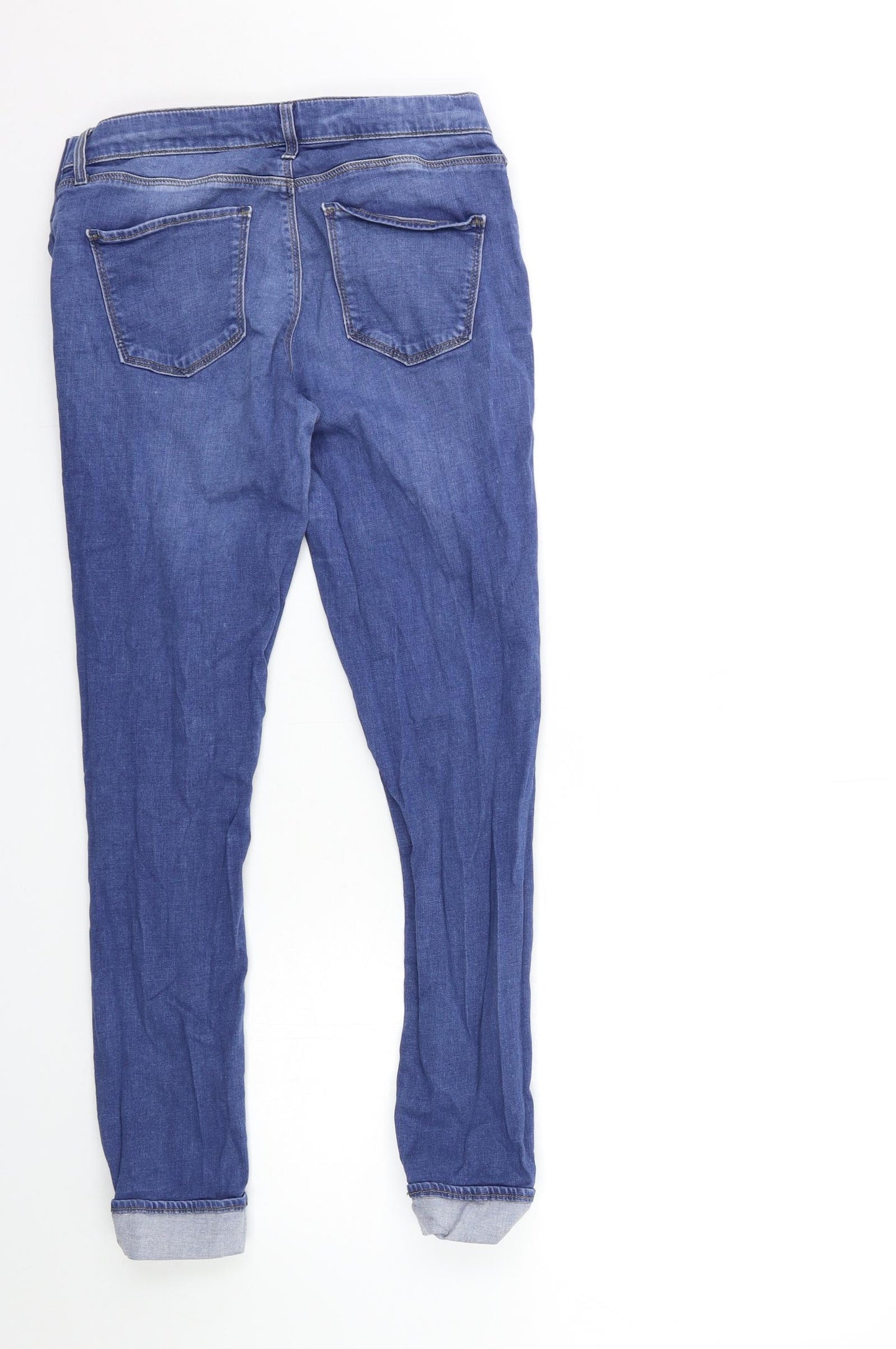 Topshop Womens Blue  Denim Jegging Jeans Size 10 L27 in