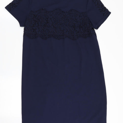 NEXT Womens Blue Floral  Fit & Flare  Size 10